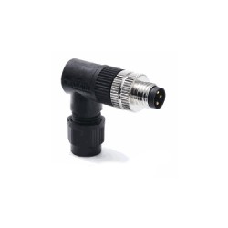Connecteur mâle M8, 3 pol.,   IP67, 4A, non-blindé